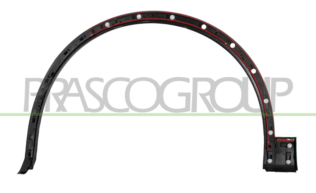 FRONT WHEEL ARCH EXTENSION RIGHT-PRIMED-WITH CLIPS-WITH DOUBLE SIDED TAPE