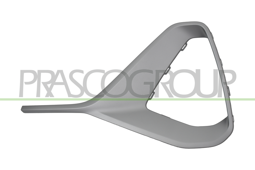 MOULURE GAUCHE DE GRILLE DE PARE-CHOCS AVANT-ARGENT