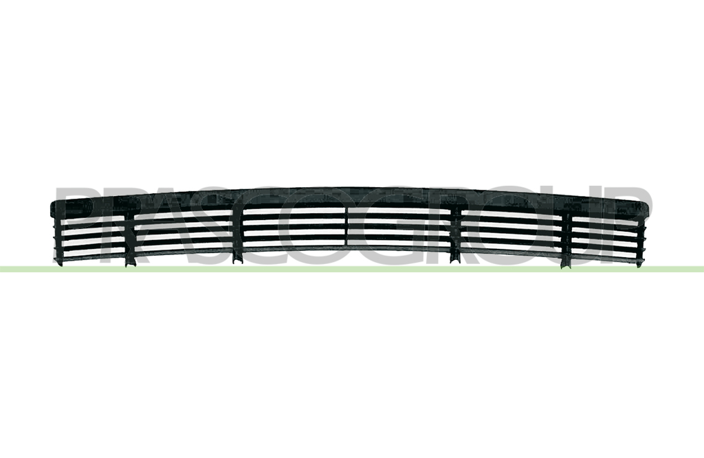 GRILLE CENTRALE DE PARE-CHOCS AVANT OUVERTE-NOIRE - MOD. 09/1996 >