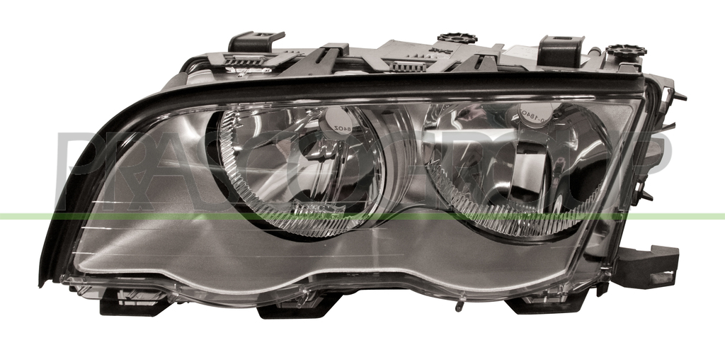 HEADLAMP LEFT H7+H7 ELECTRIC-WITH MOTOR-SILVER MOD. 4 DOOR/STATION WAGON