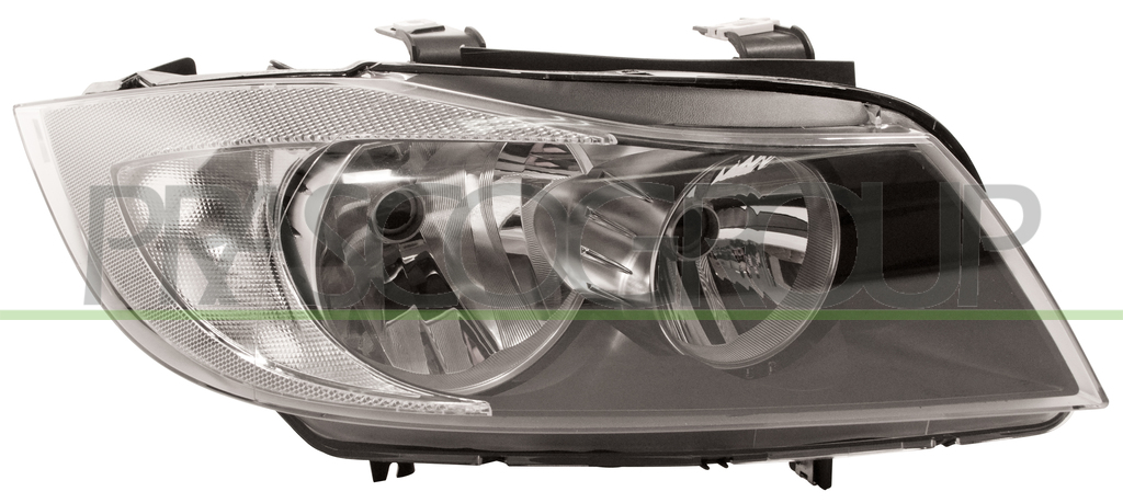 HEADLAMP RIGHT H7+H7 ELECTRIC-WITHOUT MOTOR (ZKW TYPE)