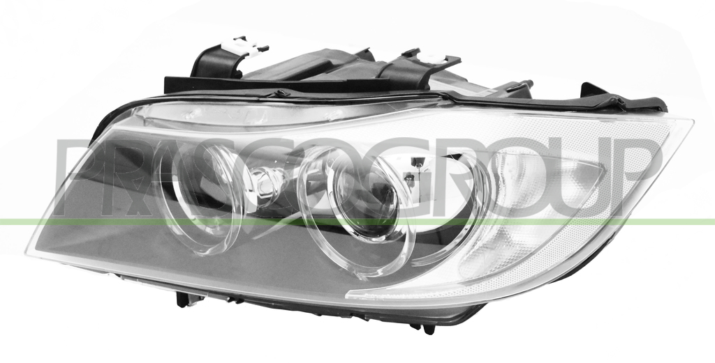 HEADLAMP LEFT XENON D1S+H7/H10 ELECTRIC-WITH MOTOR