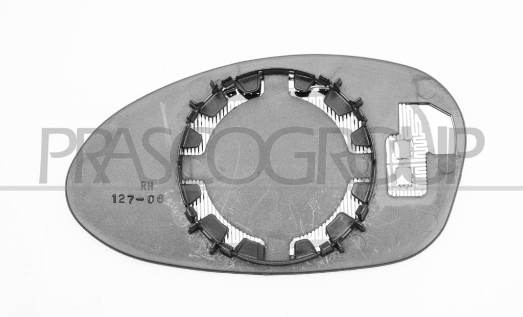 MIRROR GLASS BASE RIGHT-ASPHERICAL-HEATED-BLUE MOD. > 09/2009