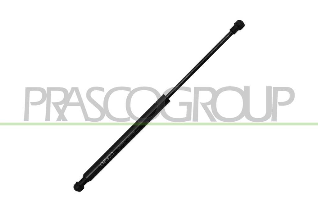 BONNET GAS SPRING RIGHT/LEFT - 330 N - L 398 mm - C 160 mm - Ø 18 mm - Ø 8 mm