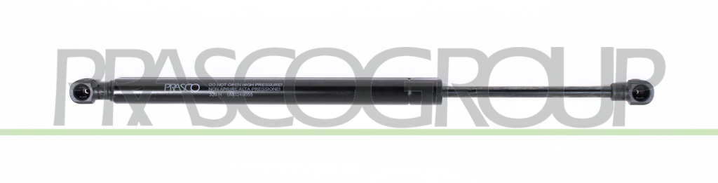 AMORTIGUADOR DE MALETERO DERECHO/IZQUIERDO PORTON TRASERO - 320 N - L 370 mm - C 110 mm - Ø 18 mm - Ø 8 mm