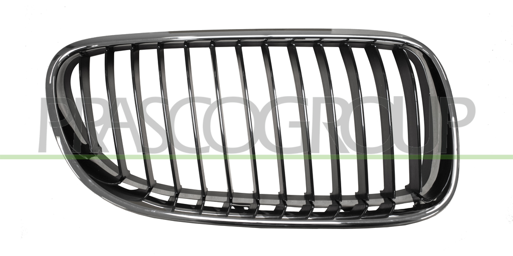 GRILLE CALANDRE DROITE CHROMEE-CHROMEE/NOIRE MOD.2010>