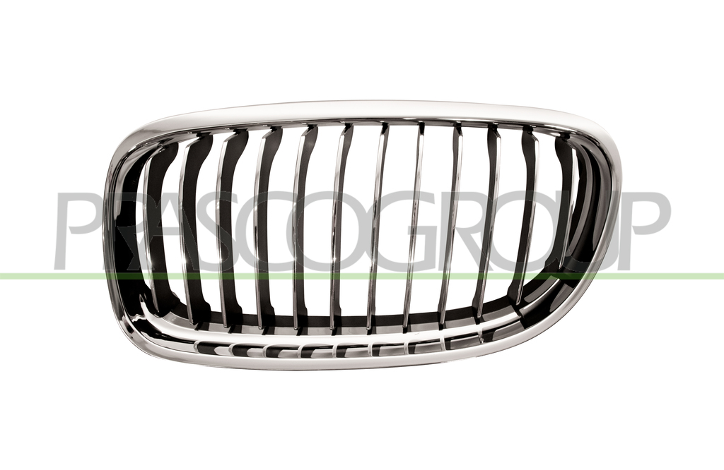 GRILLE CALANDRE GAUCHE CHROMEE-CHROMEE/NOIRE