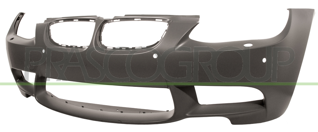 FRONT BUMPER-PRIMED-WITH PDC+SENSOR HOLDERS-WITH HEADLAMP WASHER HOLES-WITH TOW HOOK COVER