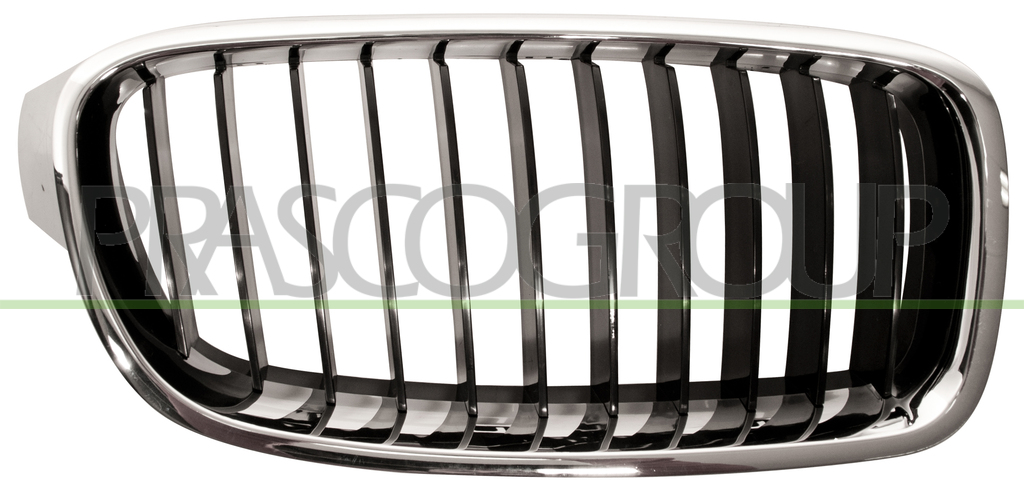 RADIATOR GRILLE RIGHT-CHROME-BLACK/BLACK MOD. BASIS