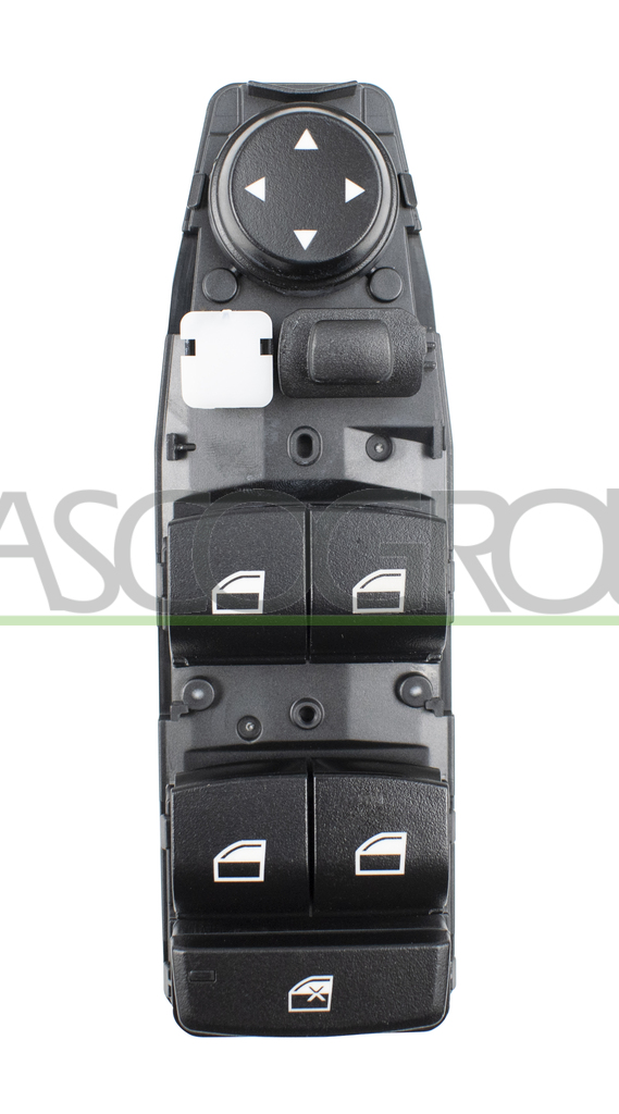 FRONT DOOR LEFT WINDOW REGULATOR PUSH-BUTTON PANEL-BLACK-4 SWITCHES-6 PINS