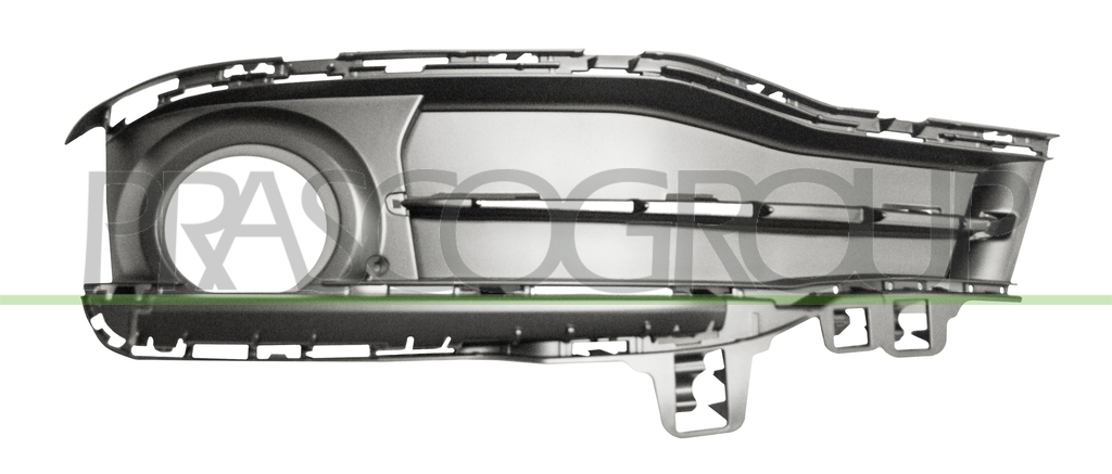 BUMPER GRILLE LEFT-BLACK-CLOSED-WITH FOG LAMP HOLES MOD. SPORTLINE