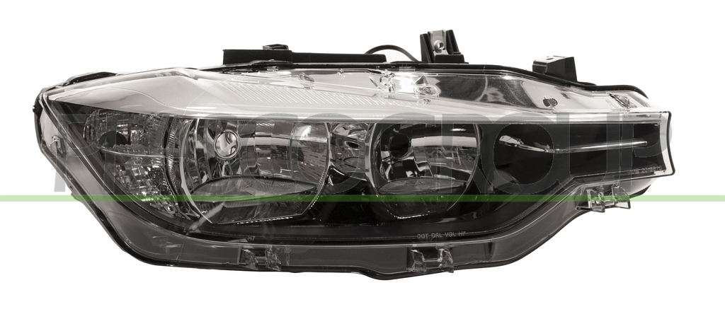 PROIETTORE DESTRO H7+H7-ELETTRICO-CON MOTORE-LED MOD. 4 PORTE