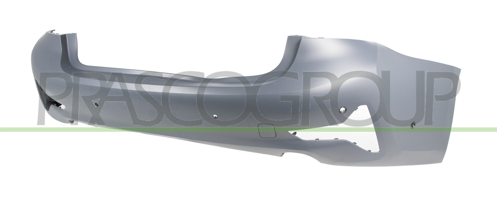 REAR BUMPER-PRIMED-WITH TOW HOOK COVER-WITH PDC AND PARK ASSIST HOLE+SENSOR HOLDERS MOD. 4 DOOR-SPORTLINE