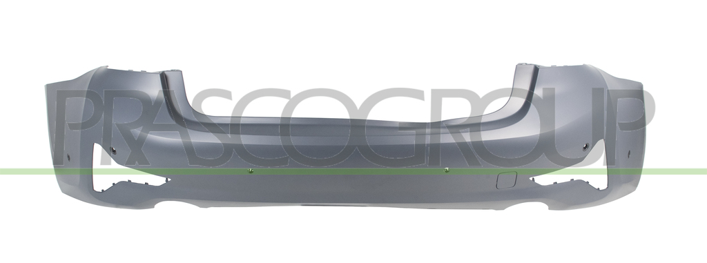REAR BUMPER-PRIMED-WITH TOW HOOK COVER-WITH PDC AND PARK ASSIST HOLE+SENSOR HOLDERS MOD. 4 DOOR-SPORTLINE