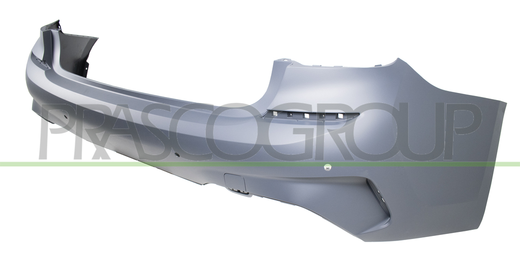 PARAURTI POSTERIORE-CON PRIMER-CON TAPPO COPRI GANCIO-CON FORI PDC+SUPPORTI E TRACCE PARK ASSIST MOD. 4 PORTE