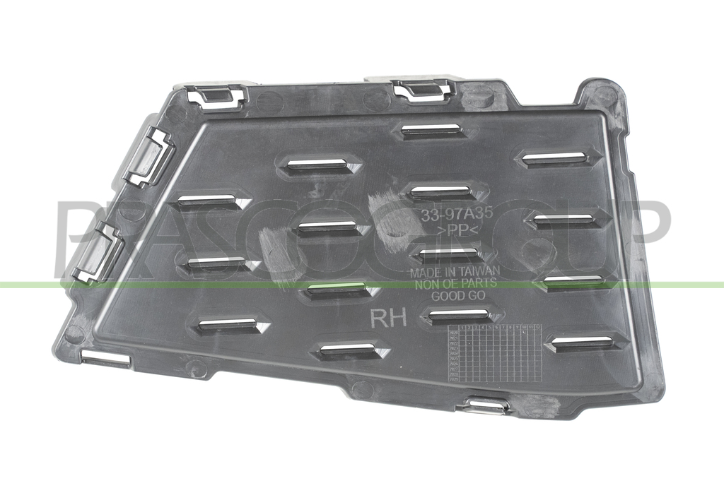 GITTER LINKS STOSSTANGE VORNE-INNEN-SCHWARZ MOD. M340