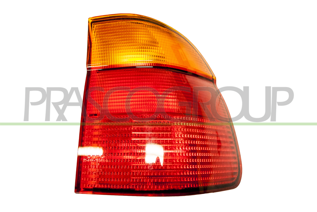 RUECKLEUCHTE RECHTS-OHNE FASSUNG-ROT-GELB MOD. KOMBI