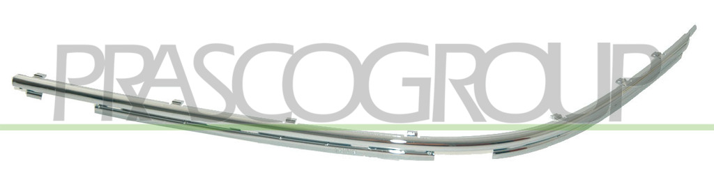 FRONT BUMPER MOLDING-RIGHT-CHROME-WITHOUT PDCMOD. 09/01 >