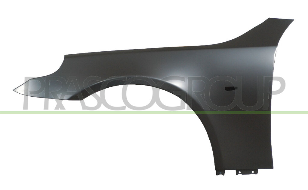 FRONT FENDER LEFT-WITH SIDE REPEATER HOLE