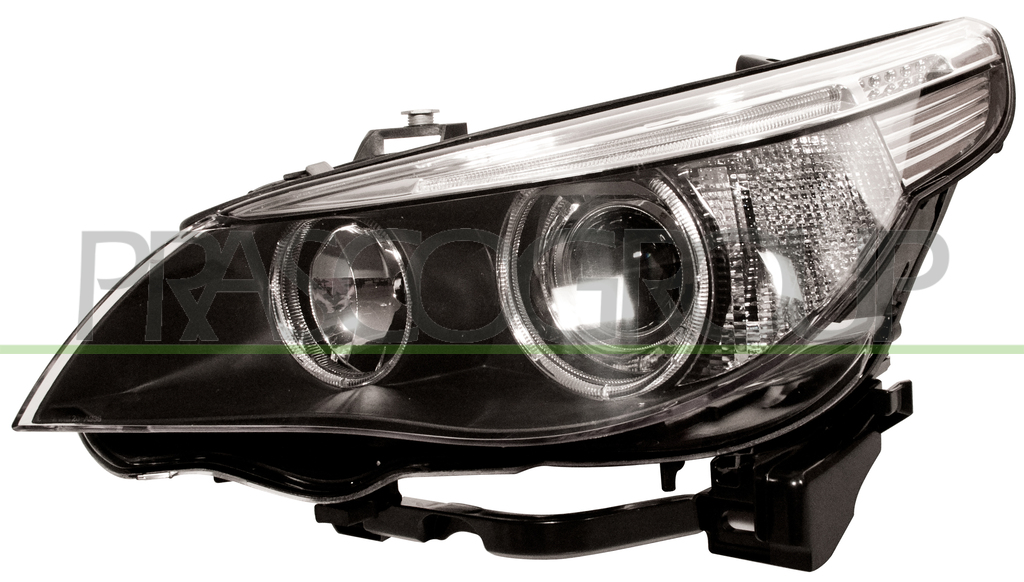 HEADLAMP LEFT XENON D1S+H7 ELECTRIC-WITH MOTOR