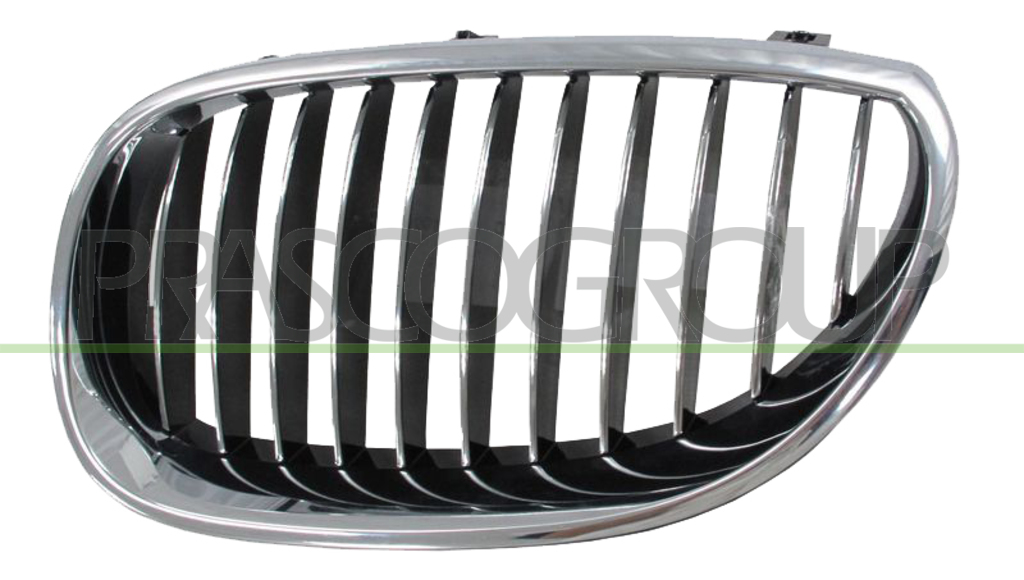 RADIATOR GRILLE LEFT-CHROME-BLACK