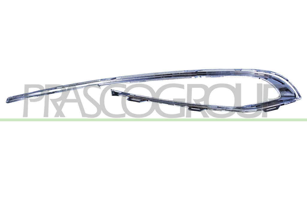 MOULURE GAUCHE DE GRILLE DE PARE-CHOCS AVANT-CHROMEE