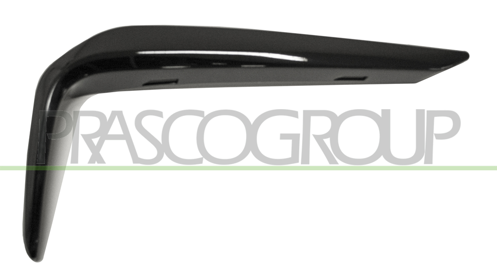 MOLDURA DERECHA PARACHOQUES DELANTERO-NEGRA/BRILLANTE MOD. M-TECH