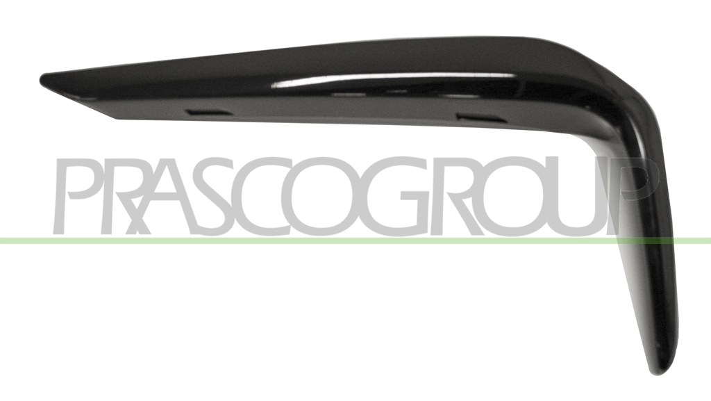MOLDURA IZQUIERDA PARACHOQUES DELANTERO-NEGRA/BRILLANTE MOD. M-TECH
