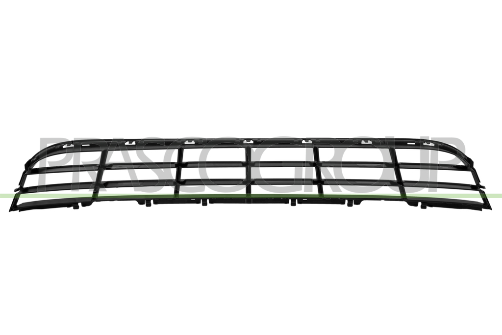 FRONT BUMPER GRILLE-CENTRE-BLACK-GLOSSY