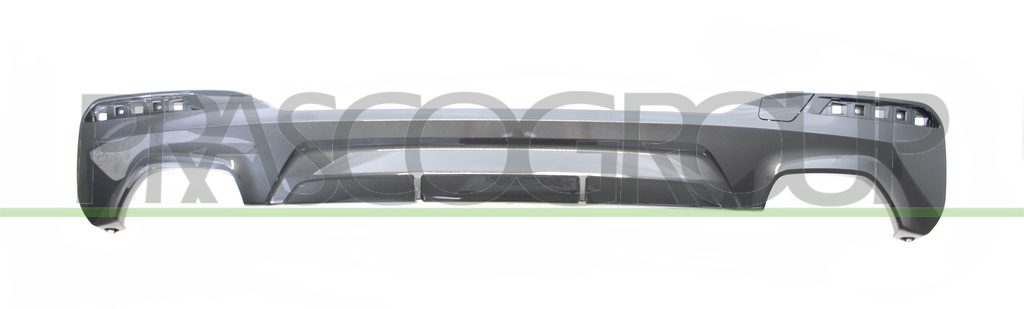 SPOILER STOSSTANGE HINTEN-SCHWARZ-GLAENZEND-MIT ABDECKUNG ZUGHAKEN MOD. 530I-540I