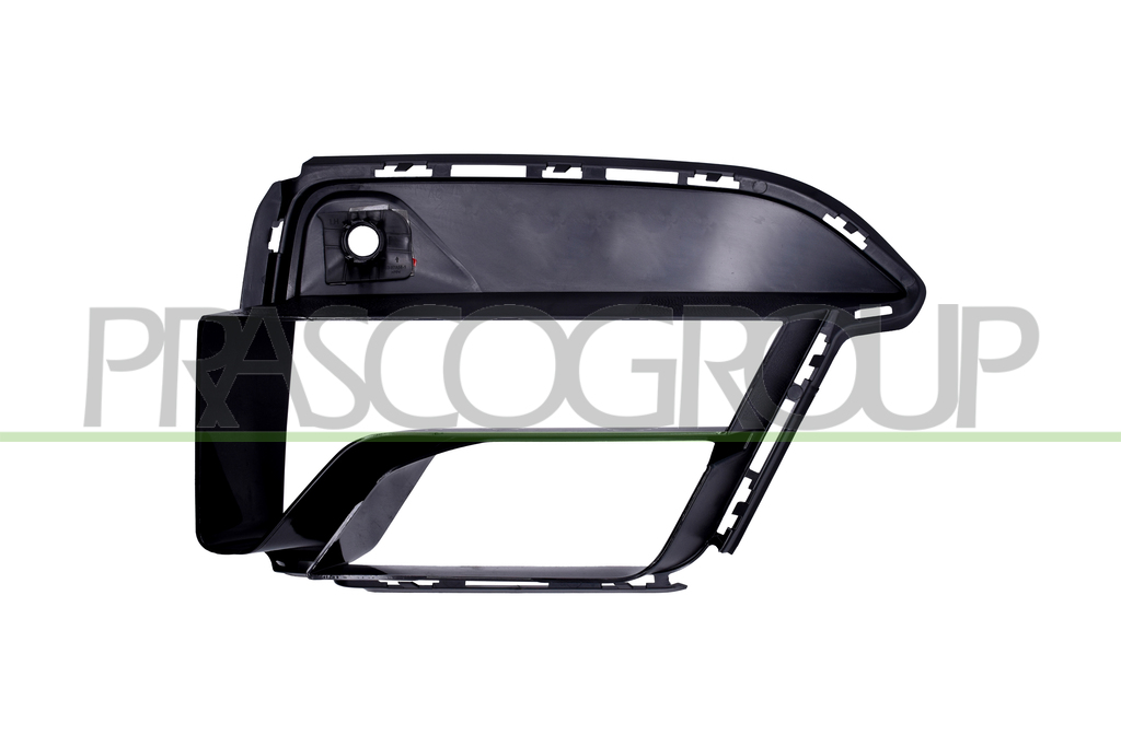 FRONT BUMPER GRILLE LEFT-BLACK-GLOSSY