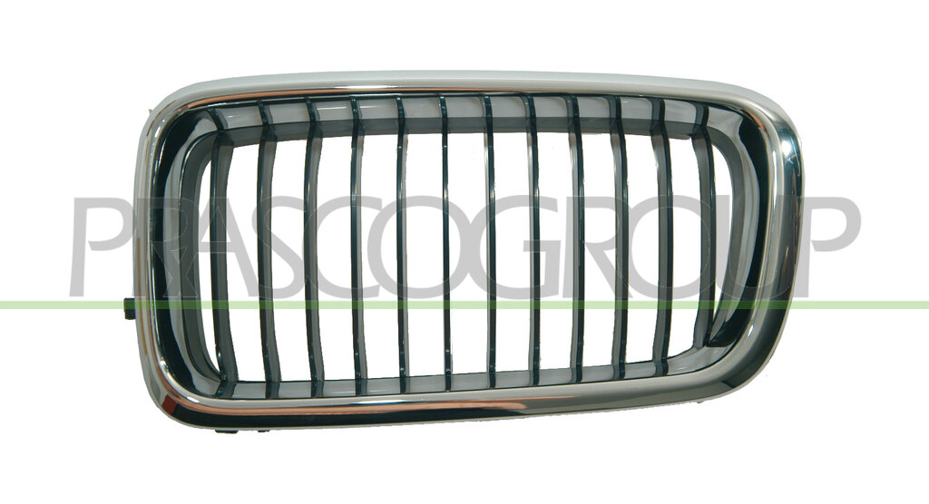 RADIATOR GRILLE LEFT-CHROME-BLACK