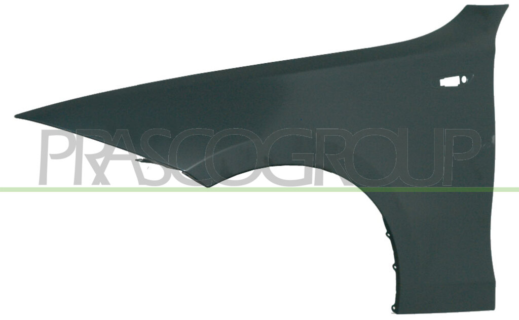 FRONT FENDER LEFT-WITH SIDE REPEATER HOLE
