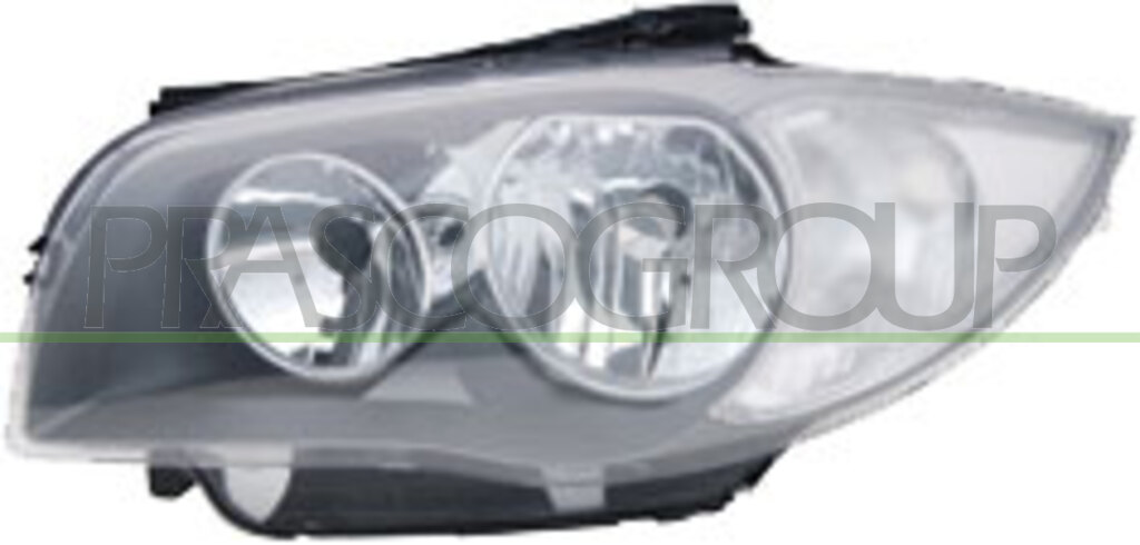 HEADLAMP LEFT H7+H7 ELECTRIC-WITHOUT MOTOR-DARK GRAY MOD. 07 > 09