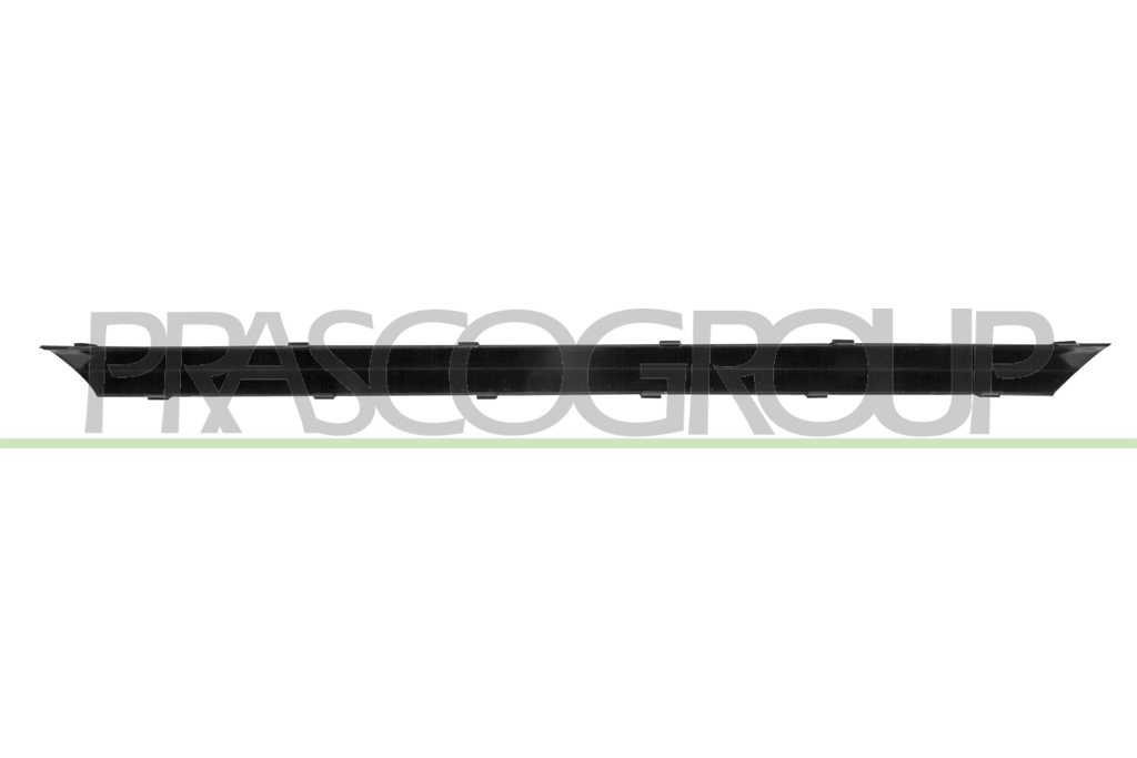FRONT BUMPER MOLDING-CENTRE-SMOOTH BLACK
