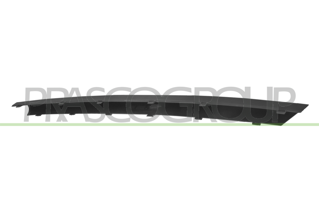 FRONT BUMPER MOLDING-CENTRE-SMOOTH BLACK