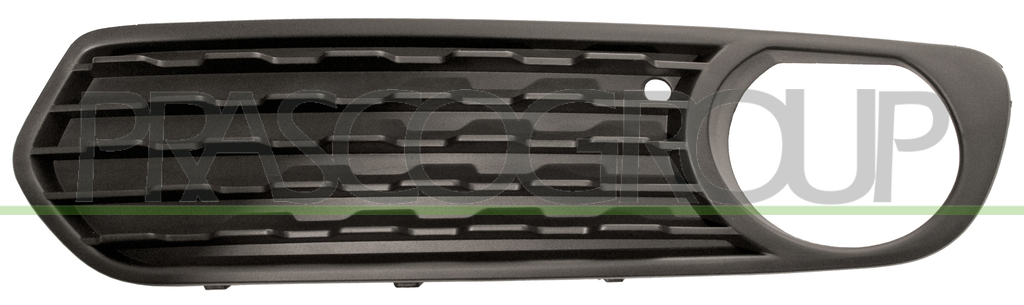 BUMPER GRILLE LEFT-BLACK-CLOSED-WITH FOG LAMP HOLES