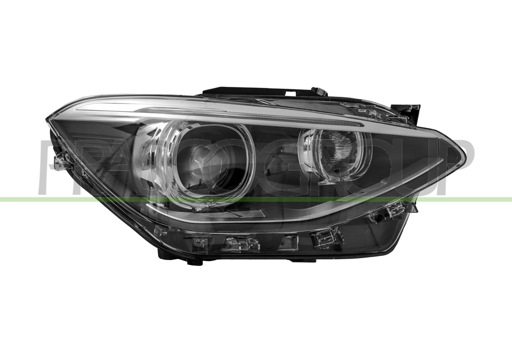 HEADLAMP RIGHT-XENON HID/D1S ELECTRIC-WITH MOTOR-WITH DAY RUNNING LIGHT-LED-HELLA TYPE