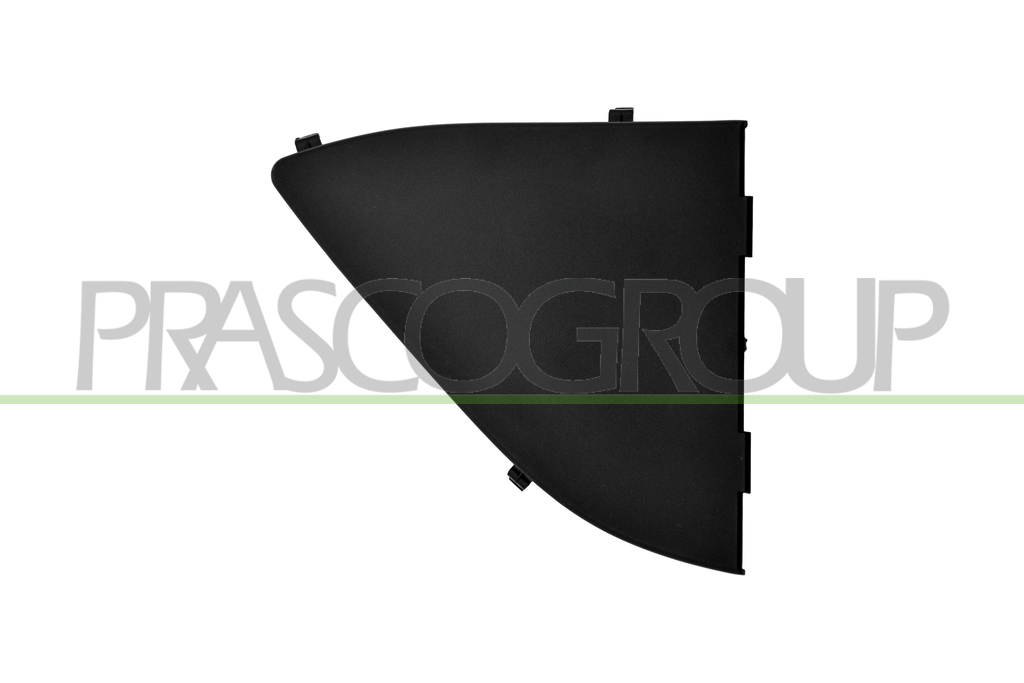 FRONT BUMPER GRILLE RIGHT-INNER-BLACK-TEXTURED FINISH