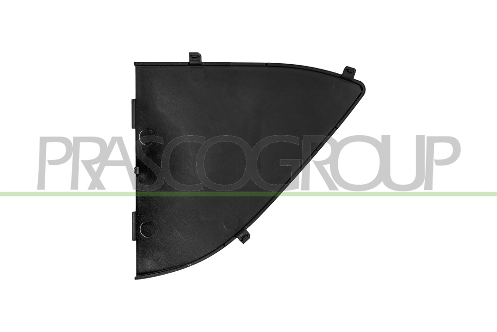 FRONT BUMPER GRILLE RIGHT-INNER-BLACK-TEXTURED FINISH