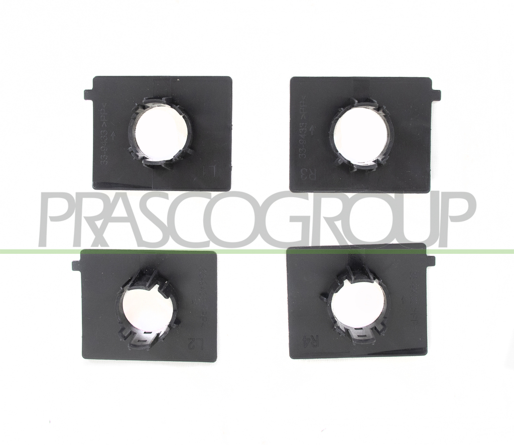 JEU DE SUPPORT CAPTEUR-PARE-CHOCS AVANT (4PCS)