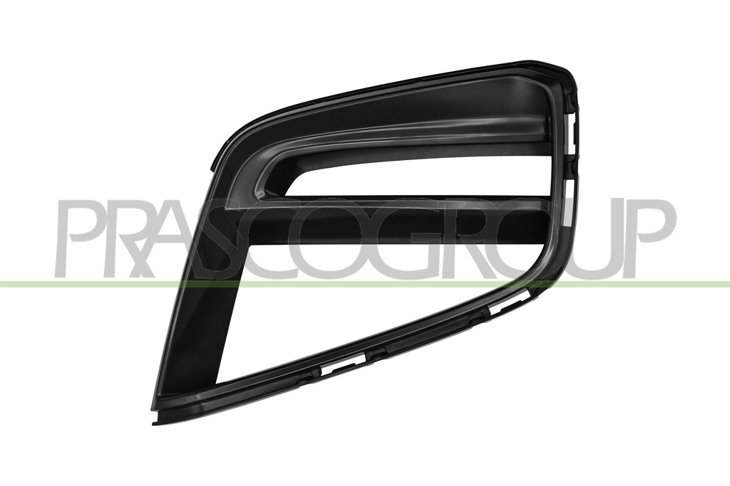 FRONT BUMPER GRILLE-CENTRE-LEFT SIDE-BLACK-GLOSSY