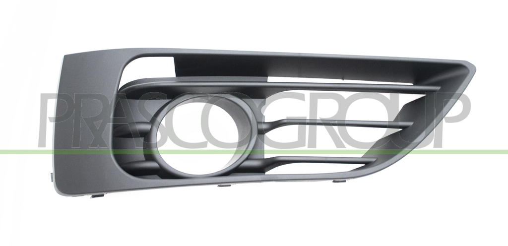 FRONT BUMPER GRILLE RIGHT-WITH FOG LAMP HOLES-BLACK