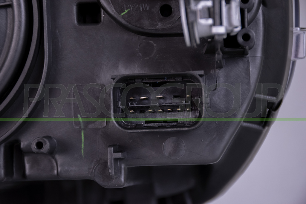 PROIETTORE DESTRO H7+H7-ELETTRICO-CON MOTORE-CON LUCE DIURNA-LED