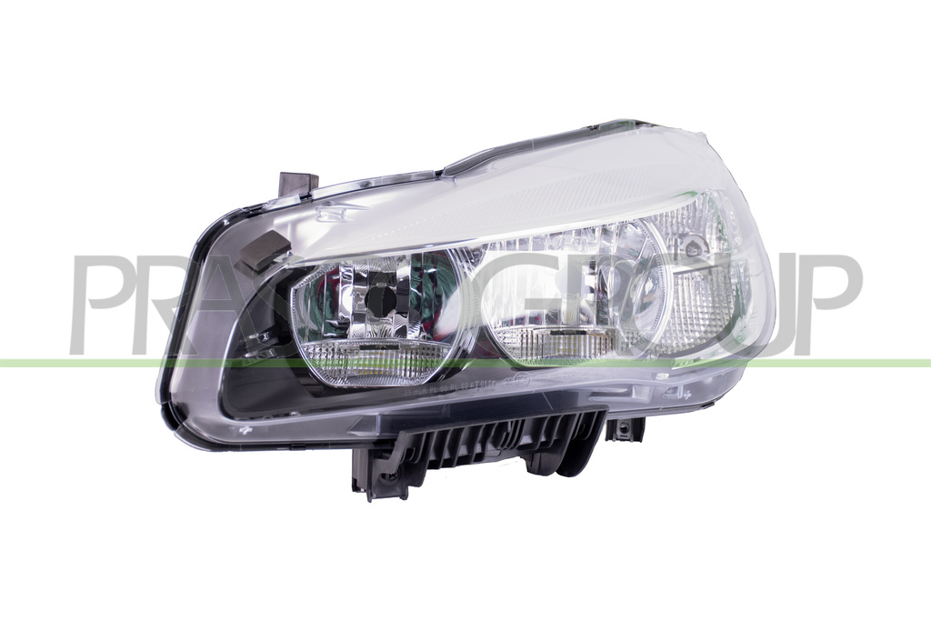 PROIETTORE SINISTRO H7+H7-ELETTRICO-CON MOTORE-CON LUCE DIURNA-LED