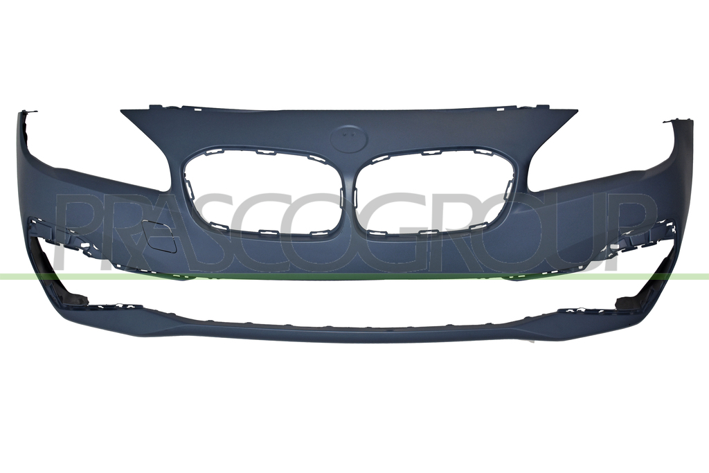 FRONT BUMPER PRIMED-WITH TOW HOOK COVER-WITH CUTTING MARKS FOR PDC AND PARK ASSIST