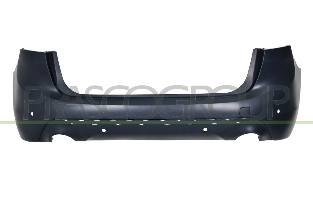 REAR BUMPER-PRIMED-WITH PDC+SENSOR HOLDERS-WITH SINGLE EXHAUST ON LEFT SIDE MOD. ACTIVE TOURER LUXURY/SPORTLINE