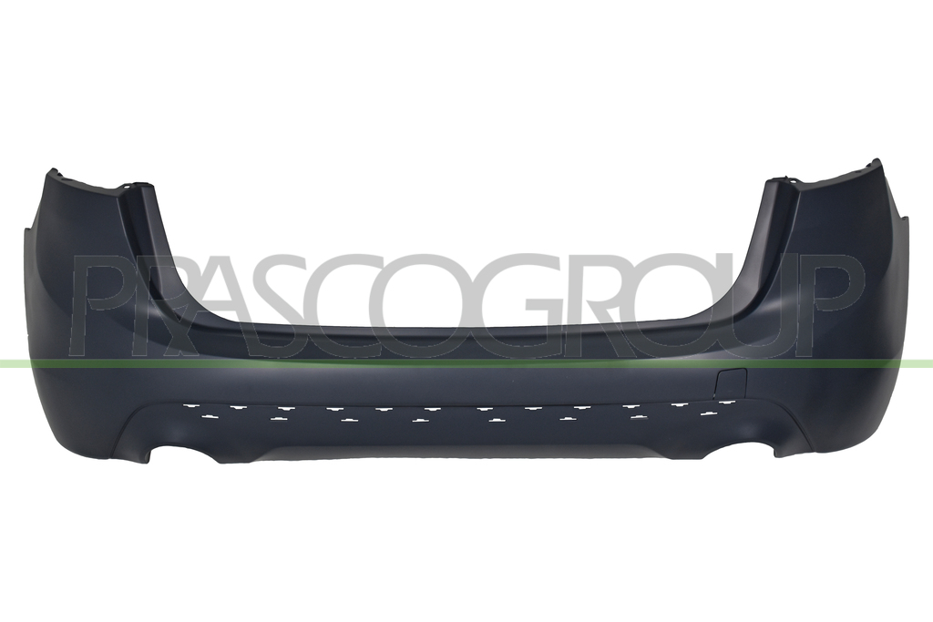 PARE-CHOCS ARRIERE A PEINDRE-AVEC CACHE CROCHET-AVEC TROUS RADAR+SUPPORTS CAPTEURE-AVEC EMPREINTES AIDE STATIONNEMENT-AVEC SORTIE ECHAPPEMENT SIMPLE A DROITE E GAUCHE MOD. ACTIVE TOURER LUXURY/SPORT LINE
