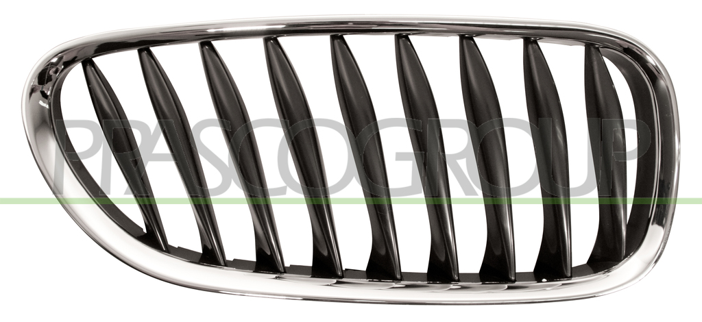 GRILLE CALANDRE DROITE-CHROMEE/NOIRE