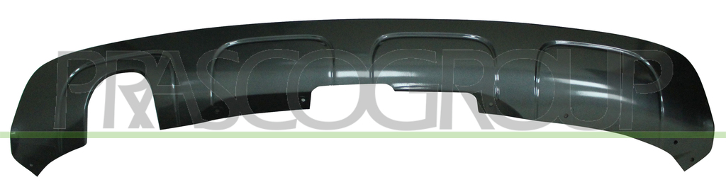 REAR BUMPER SPOILER-DARK GOSSY GRAY-WITH SINGLE EXHAUST HOLE ON LEFT SIDE MOD. M-TECH